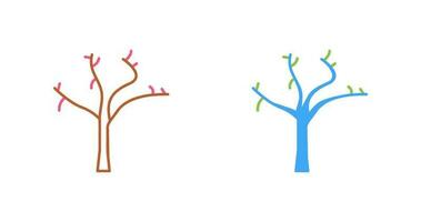 Tree with no Leaves Vector Icon