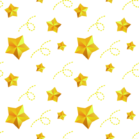 Star seamless pattern no Background png