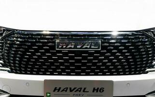 nonhaburi Tailandia 6 6 diciembre 2022 logo haval en reja foto