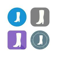 Long Boots Vector Icon