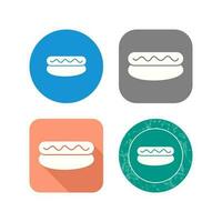 Hot Dog Vector Icon