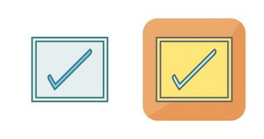 Checkbox Vector Icon