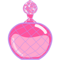 The colorful of Perfume Bottle png