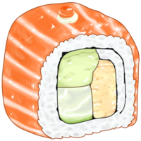 Sushi è maggior parte popolare giapponese cibo png