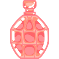 The colorful of Perfume Bottle png