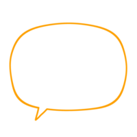 speech bubble outline png