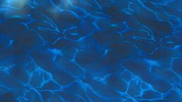 3d render blue sea water flow loop animation background video