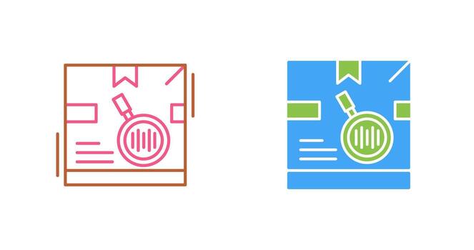 icono de vector de código de seguimiento