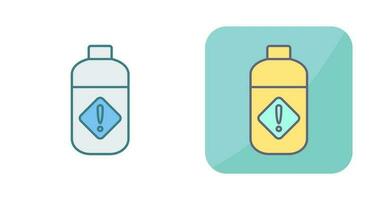 Pesticide Bottle Vector Icon