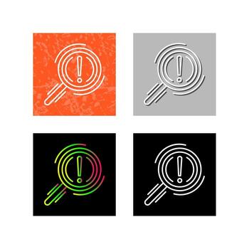 icono de vector de problema