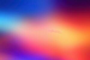 abstract background with blue, purple and pink gradient and blurred lights photo