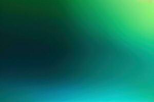 green abstract background with beautiful bokeh and rays of light photo