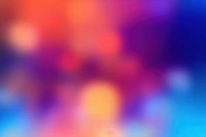 abstract background with blue, purple and pink gradient and blurred lights photo