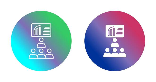 icono de vector de clase única