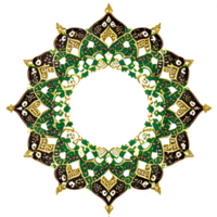 Muslim Ornament Kreis ein png