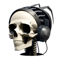 Cool futuristic skull png