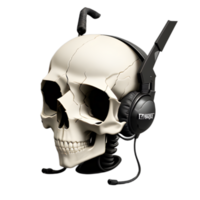 Cool futuristic skull png