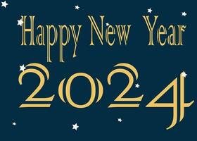 2024 Happy New years vector