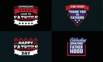 best typography T-shirt for FATHER'S DAY vector