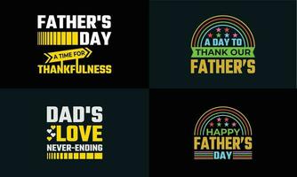 best typography T-shirt for FATHER'S DAY vector