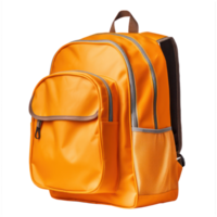 School backpack isolated Illustration AI Generative png