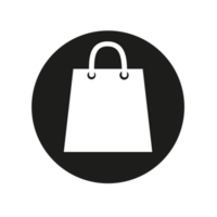 Einkaufen Tasche Symbol isoliert png