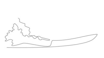 Animated self drawing of single continuous line draw for a  sea transport on the sea. Jetski in simple linear style. Sea transportation design concept animation. full length animation video