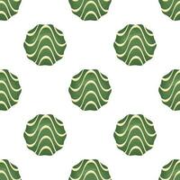 Pattern homemade cookie different taste in pastry biscuit vector