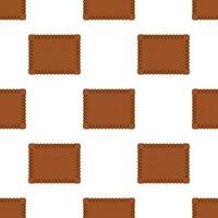 Pattern homemade cookie different taste in pastry biscuit vector