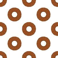 Pattern homemade cookie different taste in pastry biscuit vector