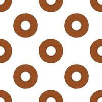 Pattern homemade cookie different taste in pastry biscuit vector