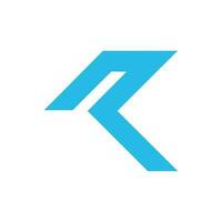 inicial r logo vector
