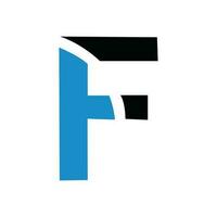 letra F logo vector