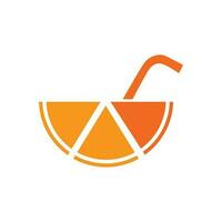 Orange icon vector