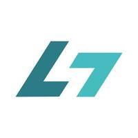 Letter lt logo vector