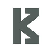 Letter k logo vector