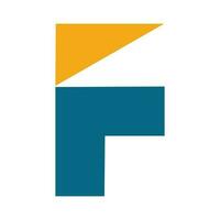 Letter f logo vector