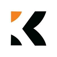 inicial k logo vector