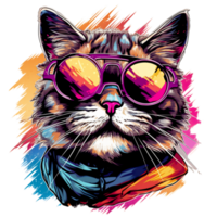 The Cool Cats - Generative AI - AI GENERATED png