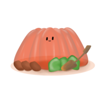 jelly cartoon style lovely hand drawn png