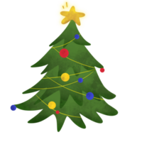 Christmas illustration, cartoon style, cute, used as an emoji character png