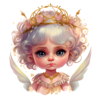 watercolor fairy baby png