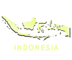 Indonesiens Karte Illustration png