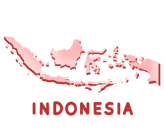 Indonesia's map illustration png