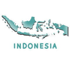 mappa dell'indonesia png