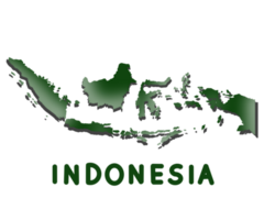 mappa dell'indonesia png