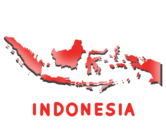 mapa de indonesia png