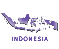 Indonesië's kaart illustratie png