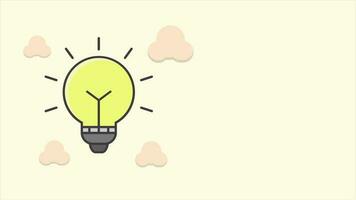 Animated lights can be used to present ideas or new things found with a copy space area style that can allow users to put writing or objects. video
