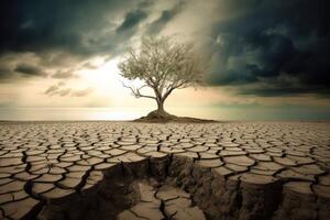 Climate change is a serious issue that affects the environment and the planet as a whole. photo